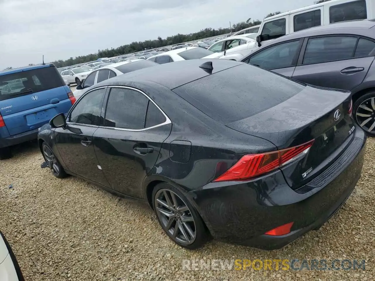 2 Фотография поврежденного автомобиля JTHGZ1B2XL5036485 LEXUS IS 350 F S 2020