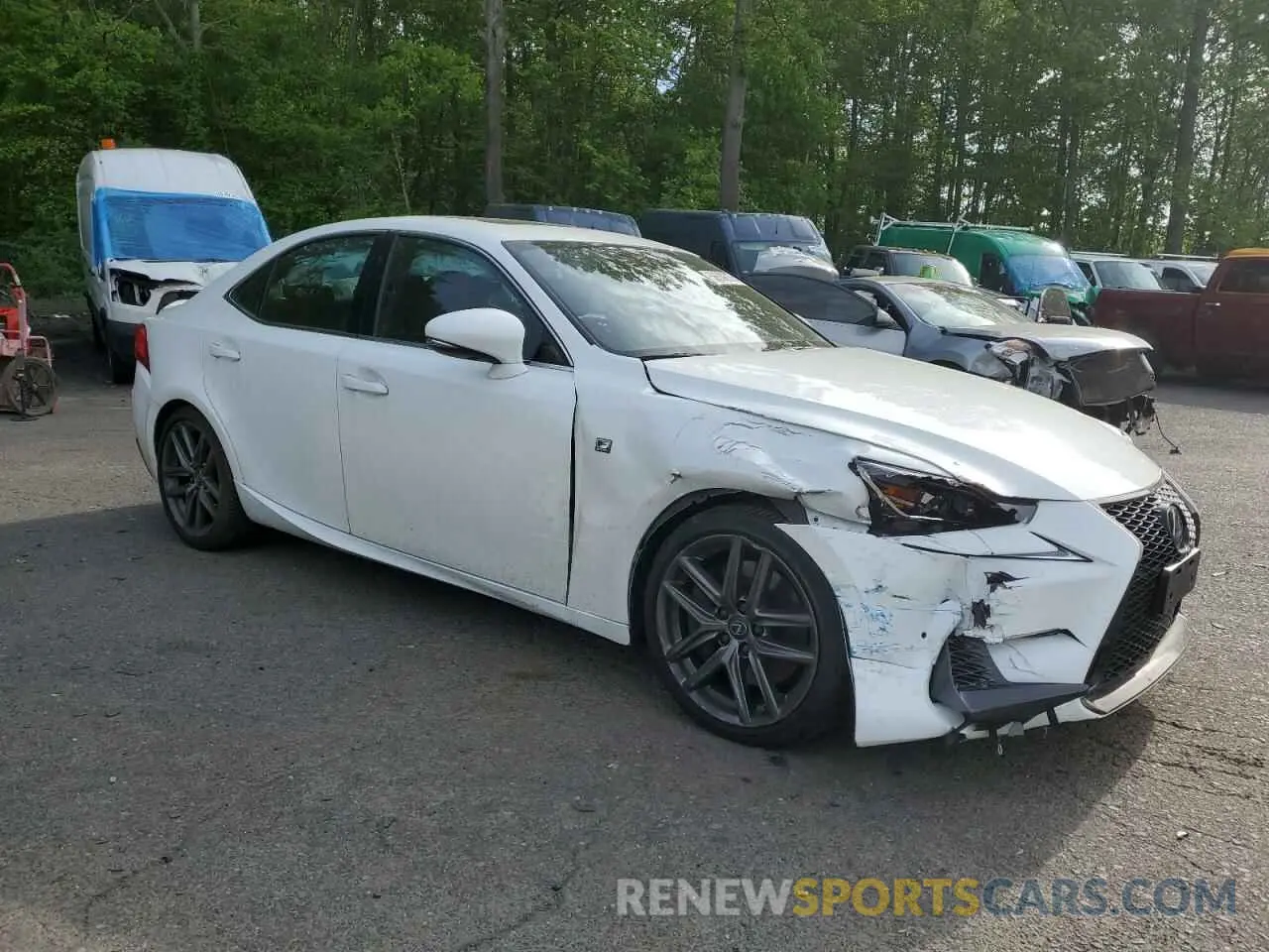 4 Photograph of a damaged car JTHGZ1E25L5018312 LEXUS IS 350 F S 2020