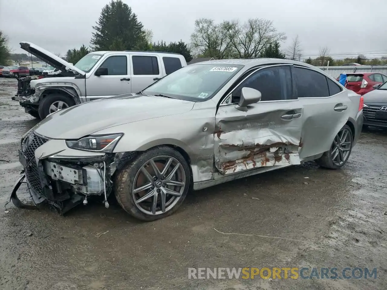 1 Фотография поврежденного автомобиля JTHGZ1E2XL5018242 LEXUS IS 350 F S 2020