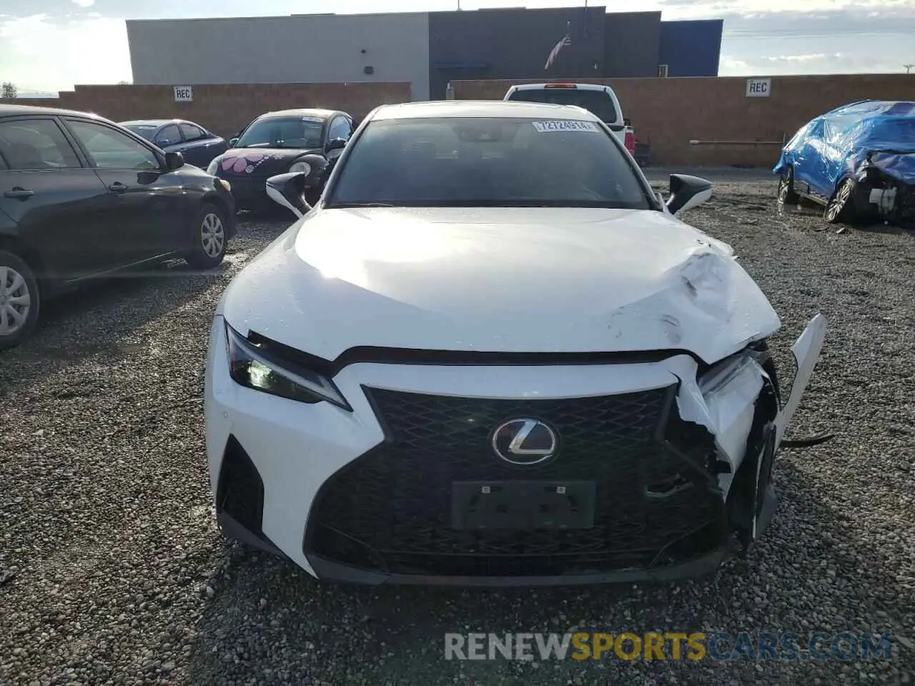 5 Photograph of a damaged car JTHGZ1B21M5043696 LEXUS IS 350 F S 2021