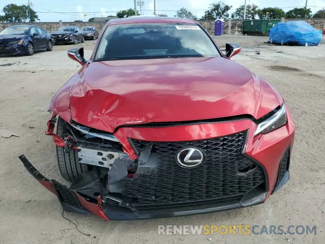 5 Photograph of a damaged car JTHGZ1B22M5044694 LEXUS IS 350 F S 2021