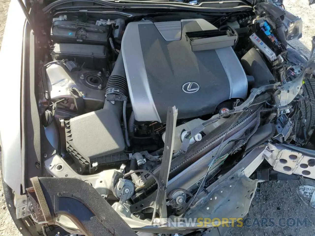 13 Фотография поврежденного автомобиля JTHGZ1B22M5047398 LEXUS IS 350 F S 2021