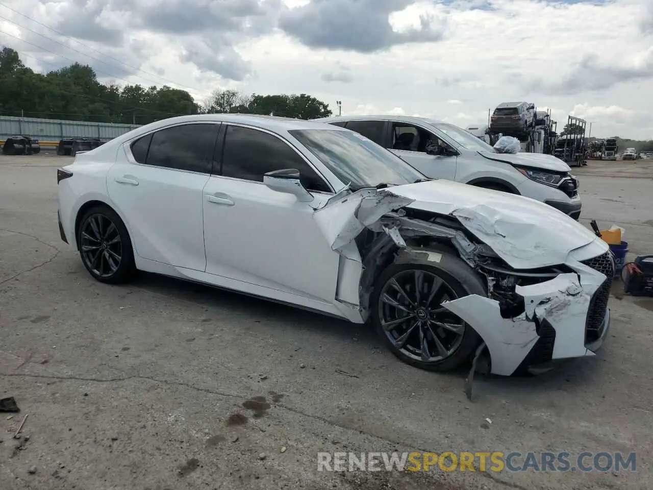 4 Photograph of a damaged car JTHGZ1B23M5039200 LEXUS IS 350 F S 2021