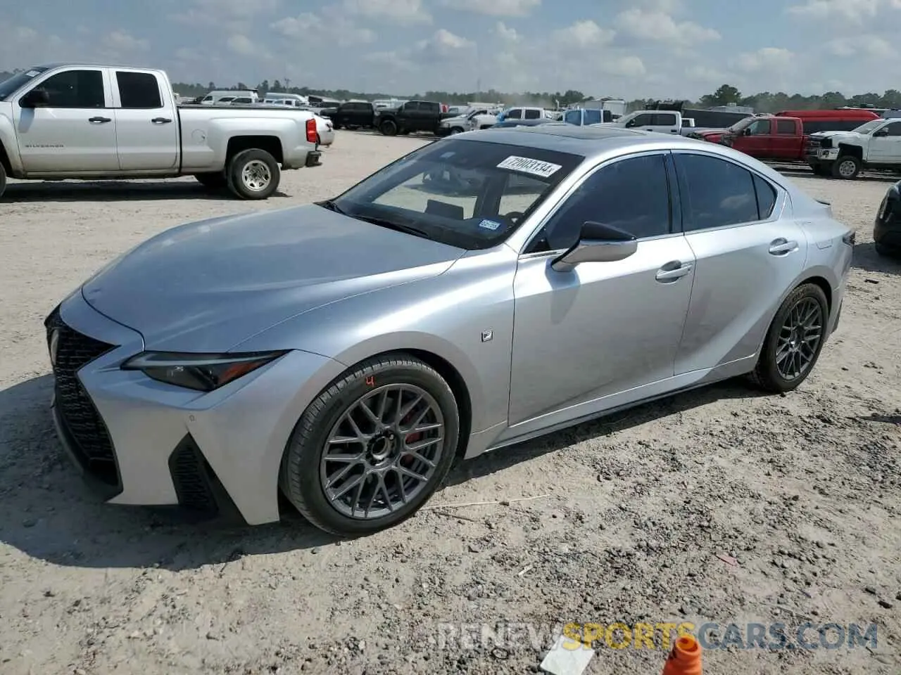 1 Photograph of a damaged car JTHGZ1B24M5037990 LEXUS IS 350 F S 2021