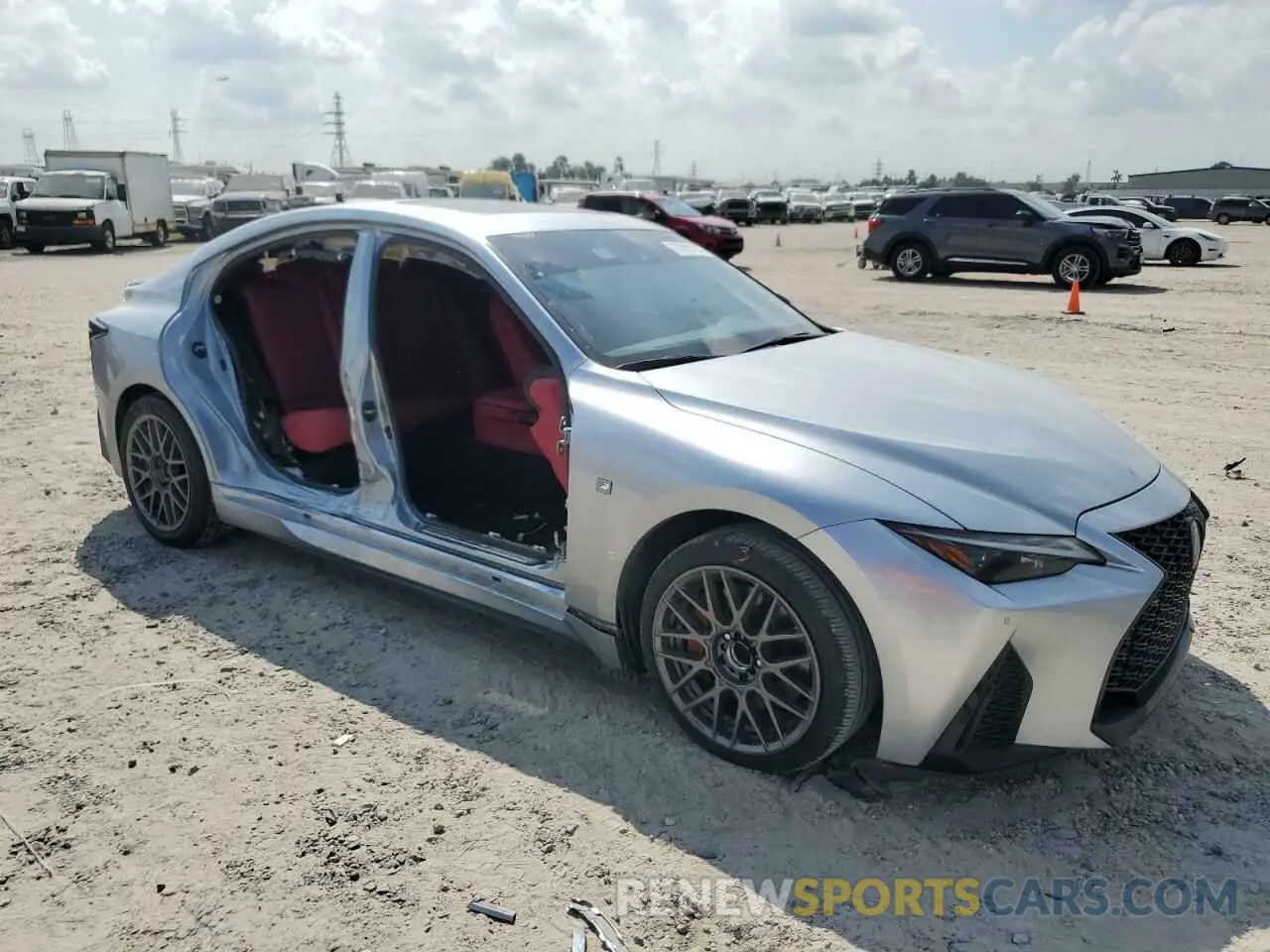4 Photograph of a damaged car JTHGZ1B24M5037990 LEXUS IS 350 F S 2021
