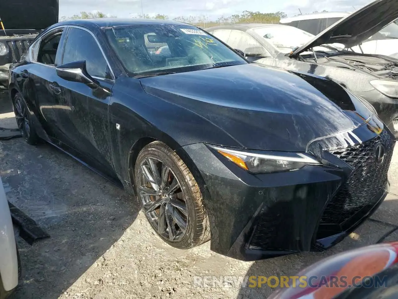 4 Photograph of a damaged car JTHGZ1B24M5047418 LEXUS IS 350 F S 2021