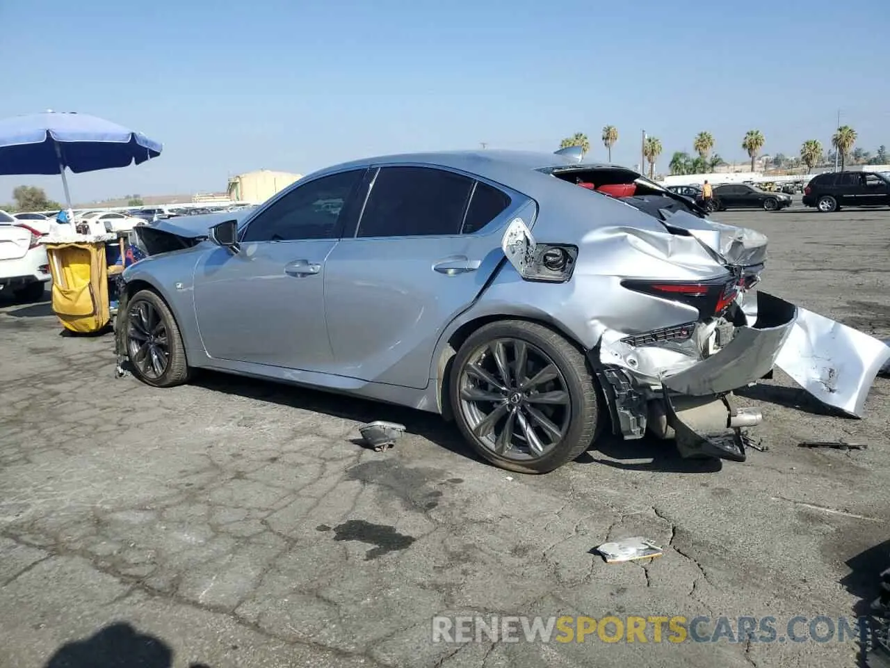 2 Photograph of a damaged car JTHGZ1B25M5041837 LEXUS IS 350 F S 2021