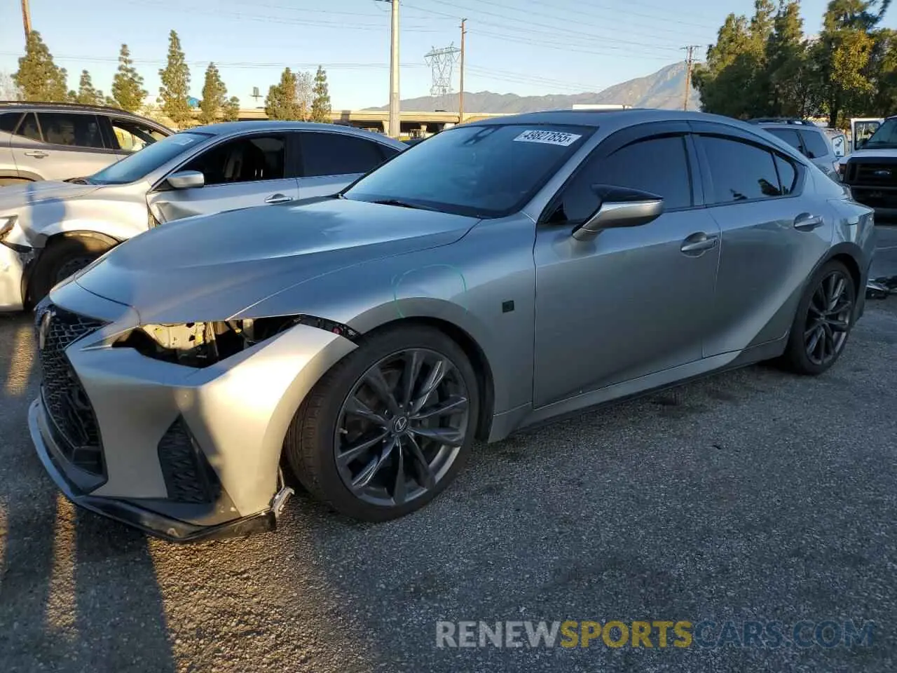 1 Фотография поврежденного автомобиля JTHGZ1B26M5042799 LEXUS IS 350 F S 2021