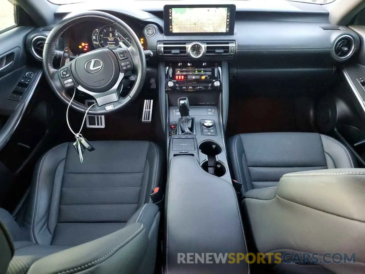 8 Фотография поврежденного автомобиля JTHGZ1B26M5042799 LEXUS IS 350 F S 2021