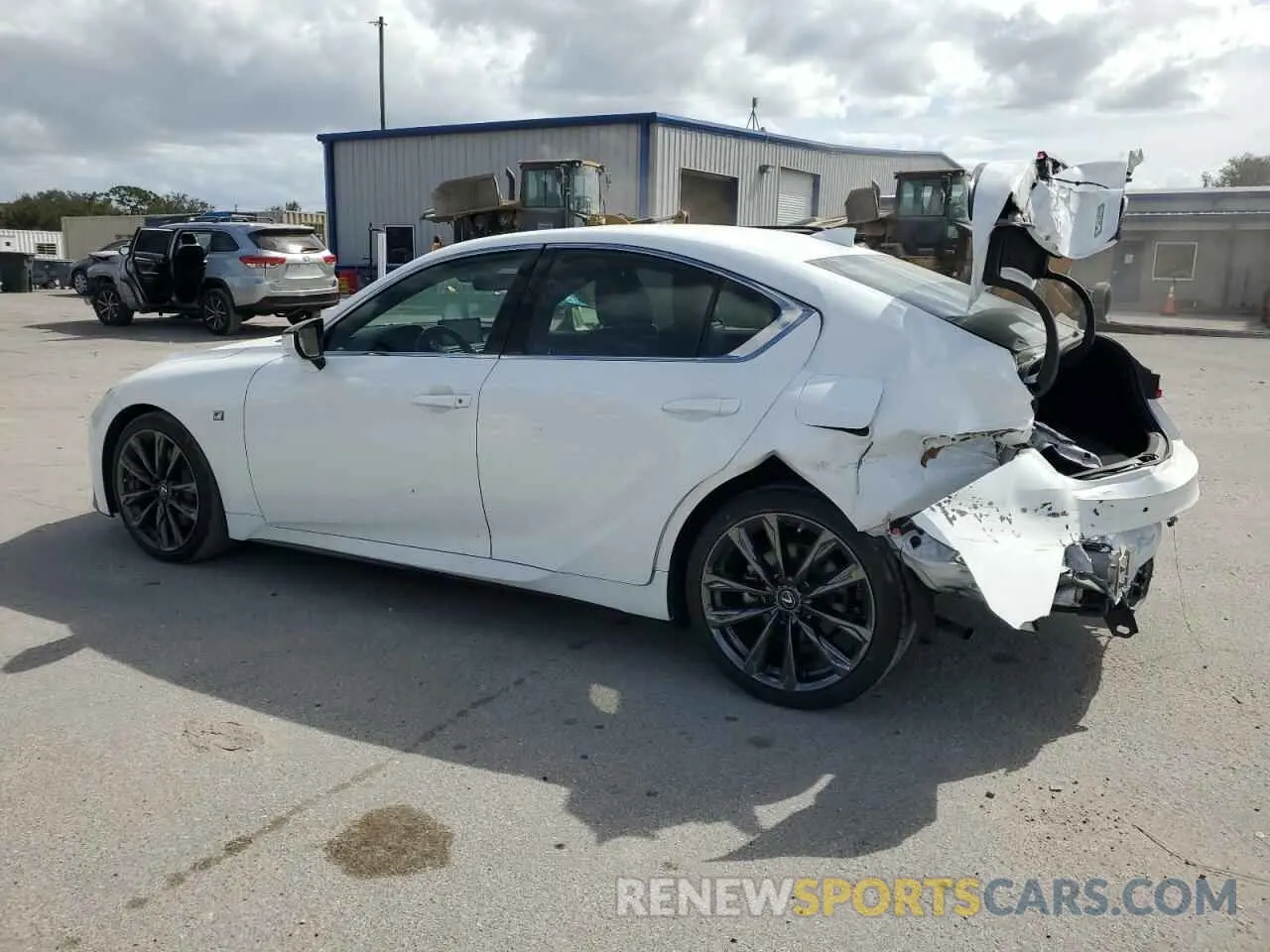 2 Photograph of a damaged car JTHGZ1B26M5048165 LEXUS IS 350 F S 2021