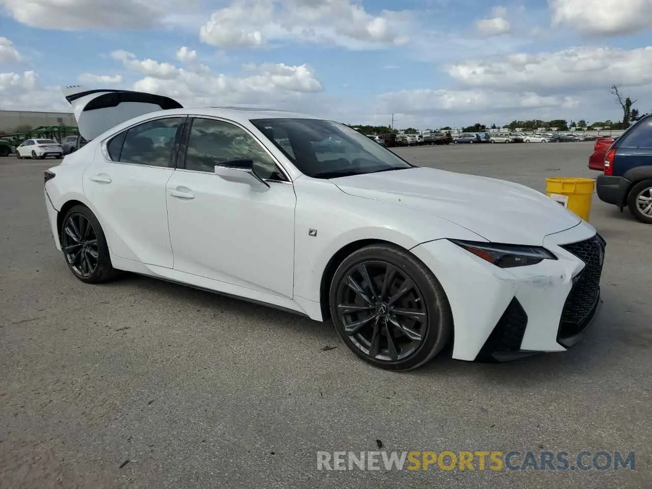 4 Photograph of a damaged car JTHGZ1B26M5048165 LEXUS IS 350 F S 2021