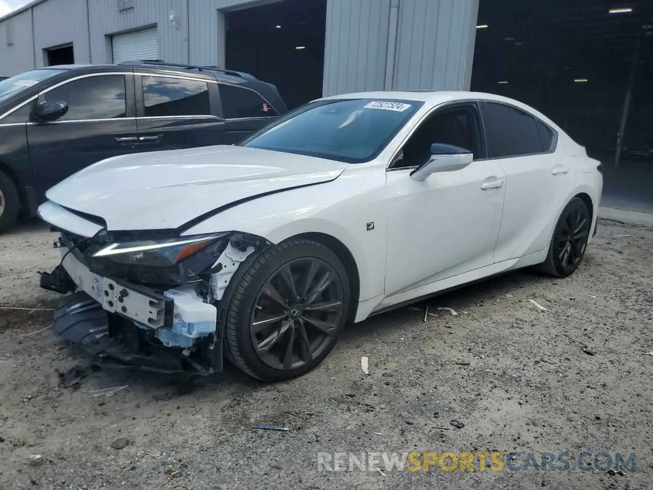 1 Photograph of a damaged car JTHGZ1B27M5043363 LEXUS IS 350 F S 2021