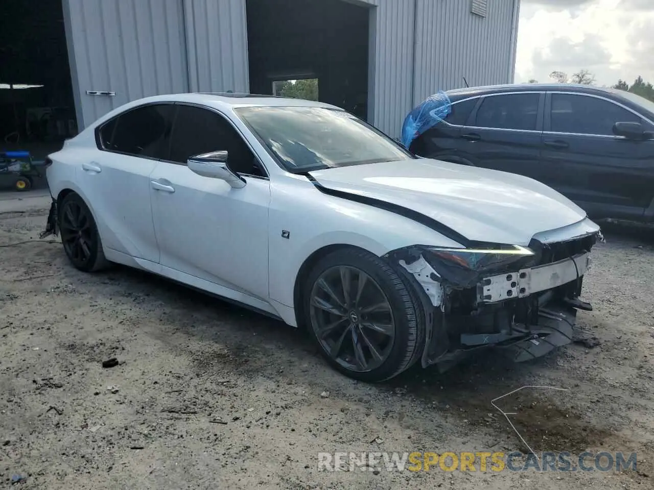 4 Photograph of a damaged car JTHGZ1B27M5043363 LEXUS IS 350 F S 2021
