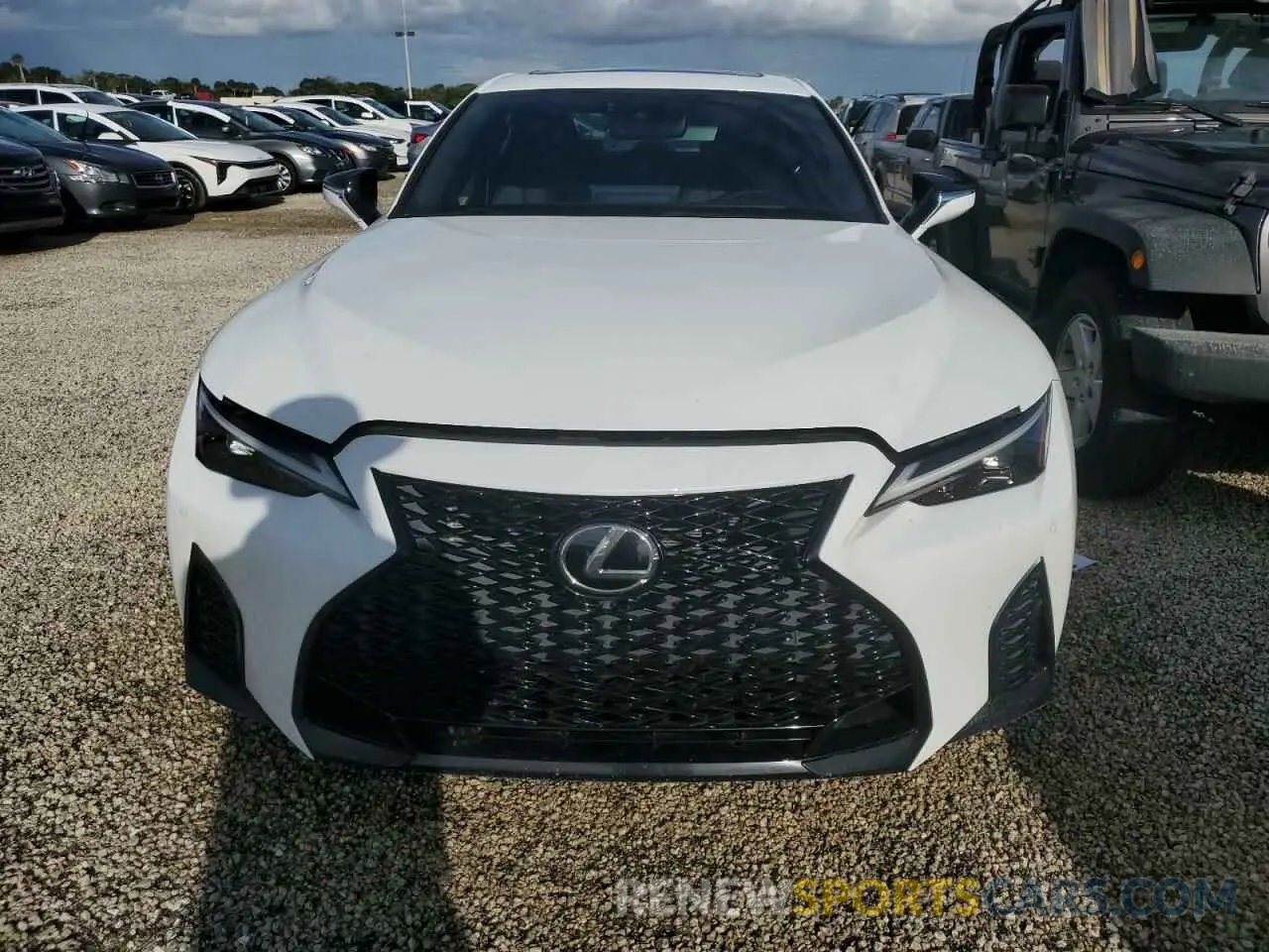 5 Photograph of a damaged car JTHGZ1B29M5041243 LEXUS IS 350 F S 2021