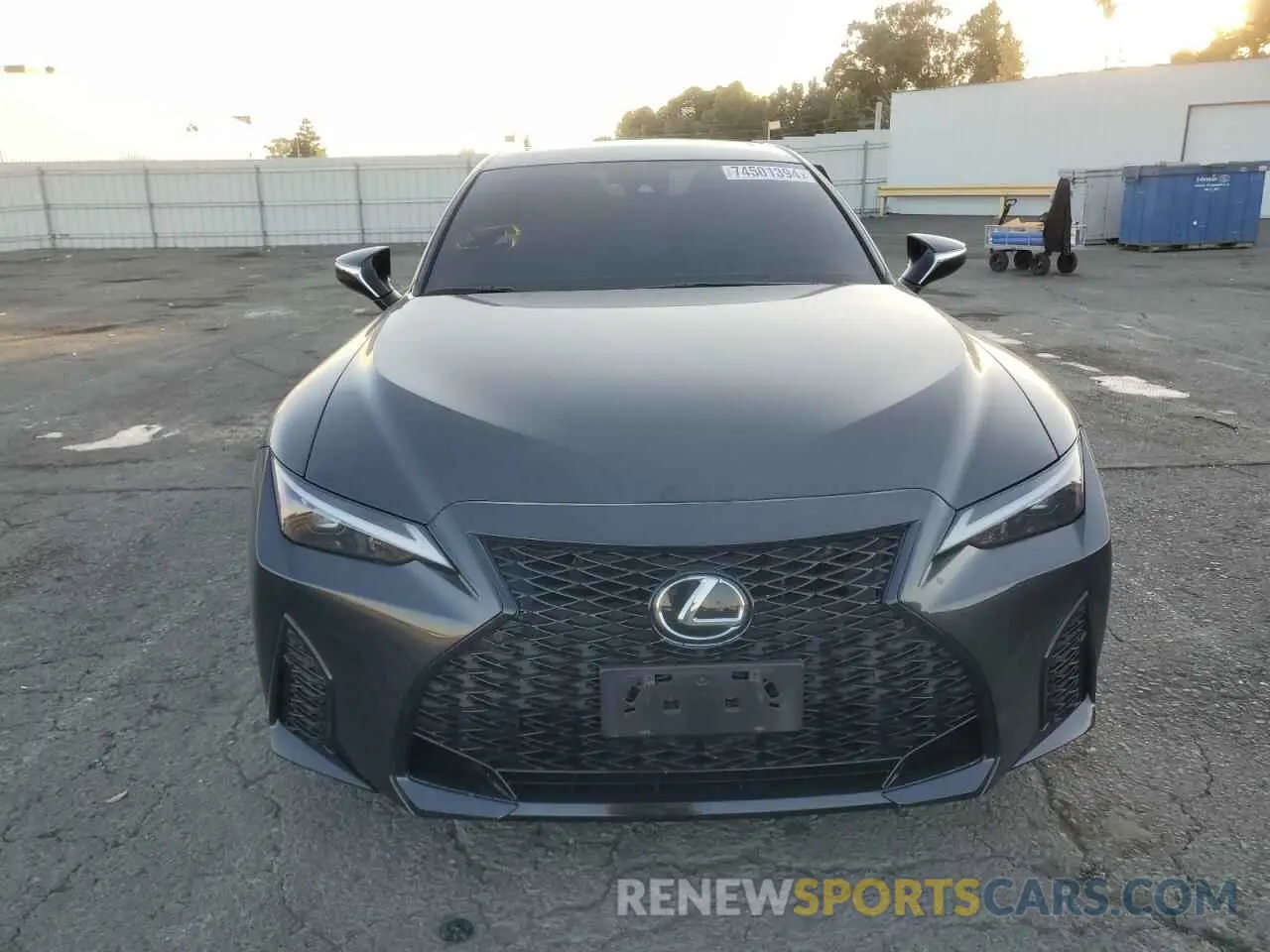 5 Фотография поврежденного автомобиля JTHGZ1B2XM5037721 LEXUS IS 350 F S 2021