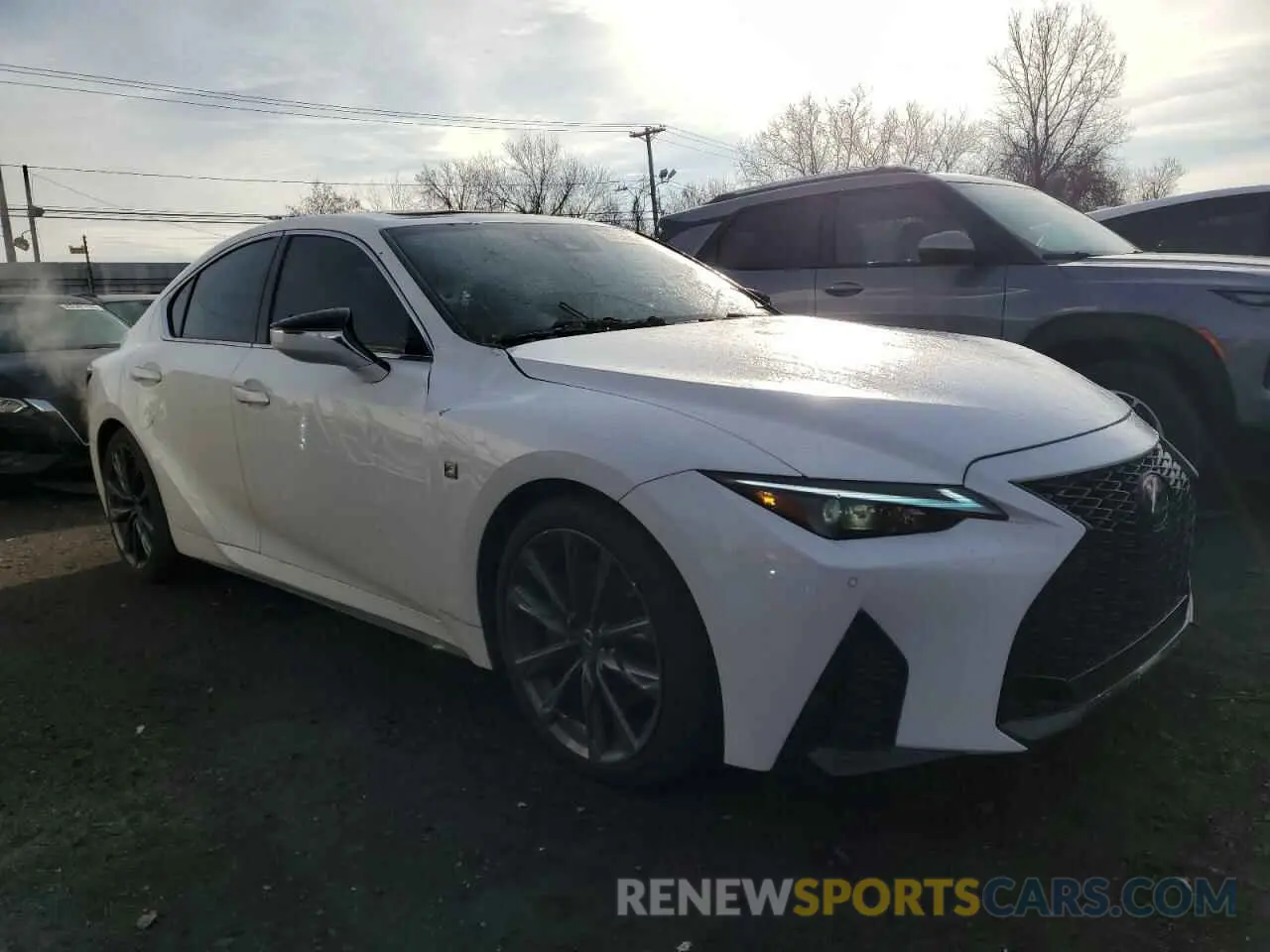 4 Фотография поврежденного автомобиля JTHGZ1B2XM5041963 LEXUS IS 350 F S 2021
