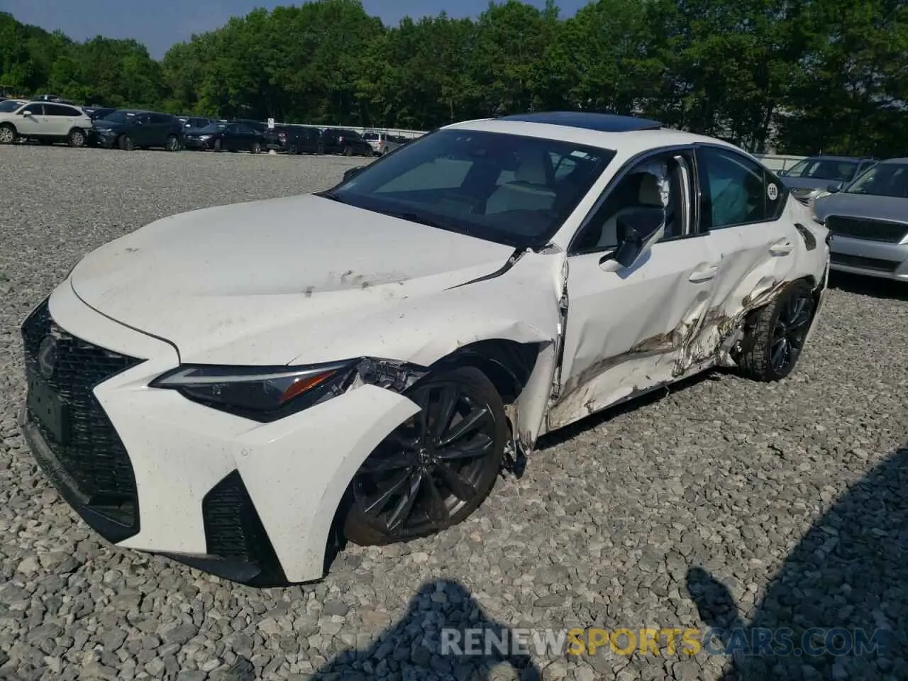 1 Photograph of a damaged car JTHGZ1E22M5020035 LEXUS IS 350 F S 2021