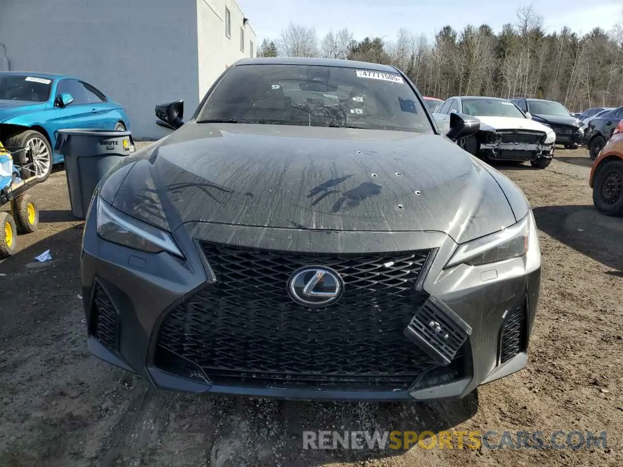 5 Фотография поврежденного автомобиля JTHGZ1E23M5019007 LEXUS IS 350 F S 2021