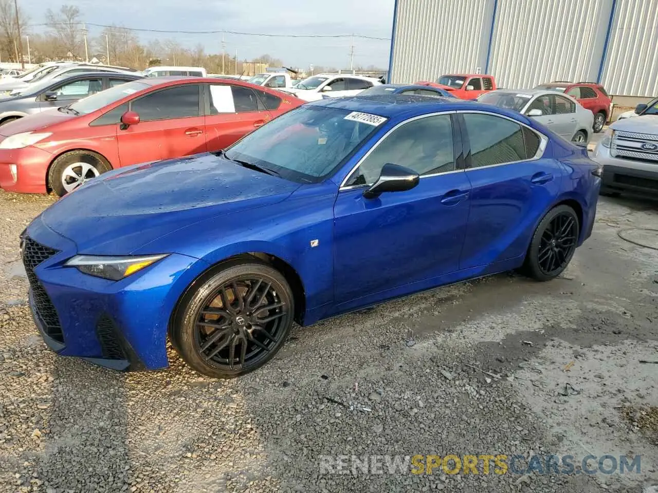 1 Photograph of a damaged car JTHGZ1E24M5020473 LEXUS IS 350 F S 2021