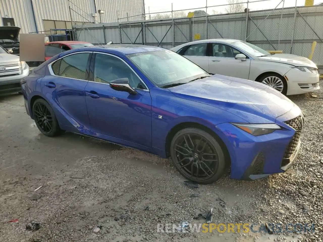 4 Photograph of a damaged car JTHGZ1E24M5020473 LEXUS IS 350 F S 2021