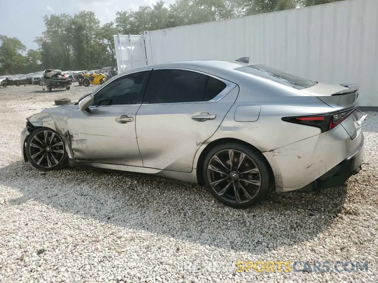 2 Photograph of a damaged car JTHGZ1E24M5020697 LEXUS IS 350 F S 2021