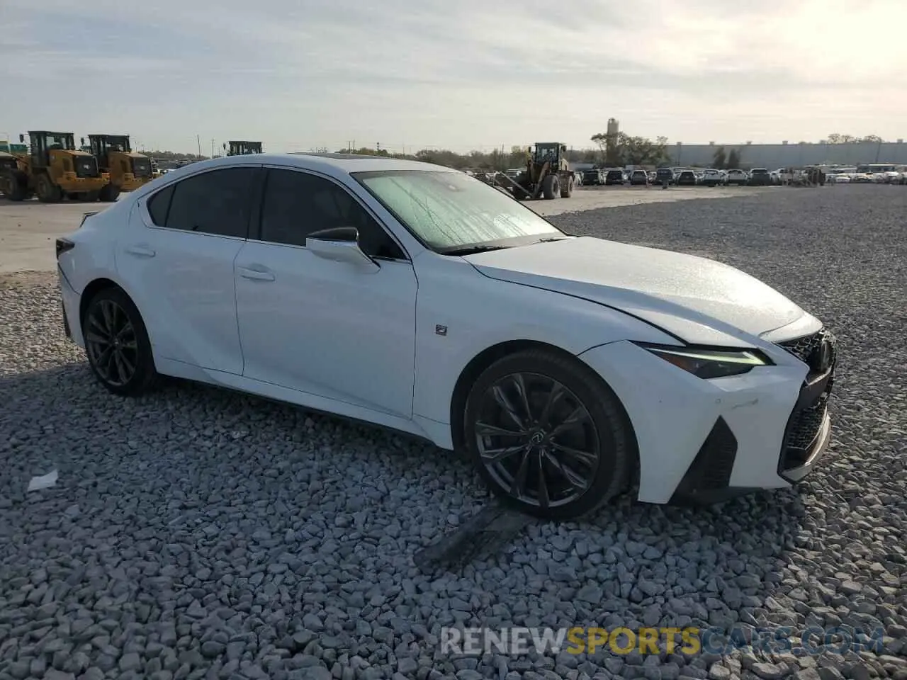 4 Photograph of a damaged car JTHGZ1E27M5019639 LEXUS IS 350 F S 2021