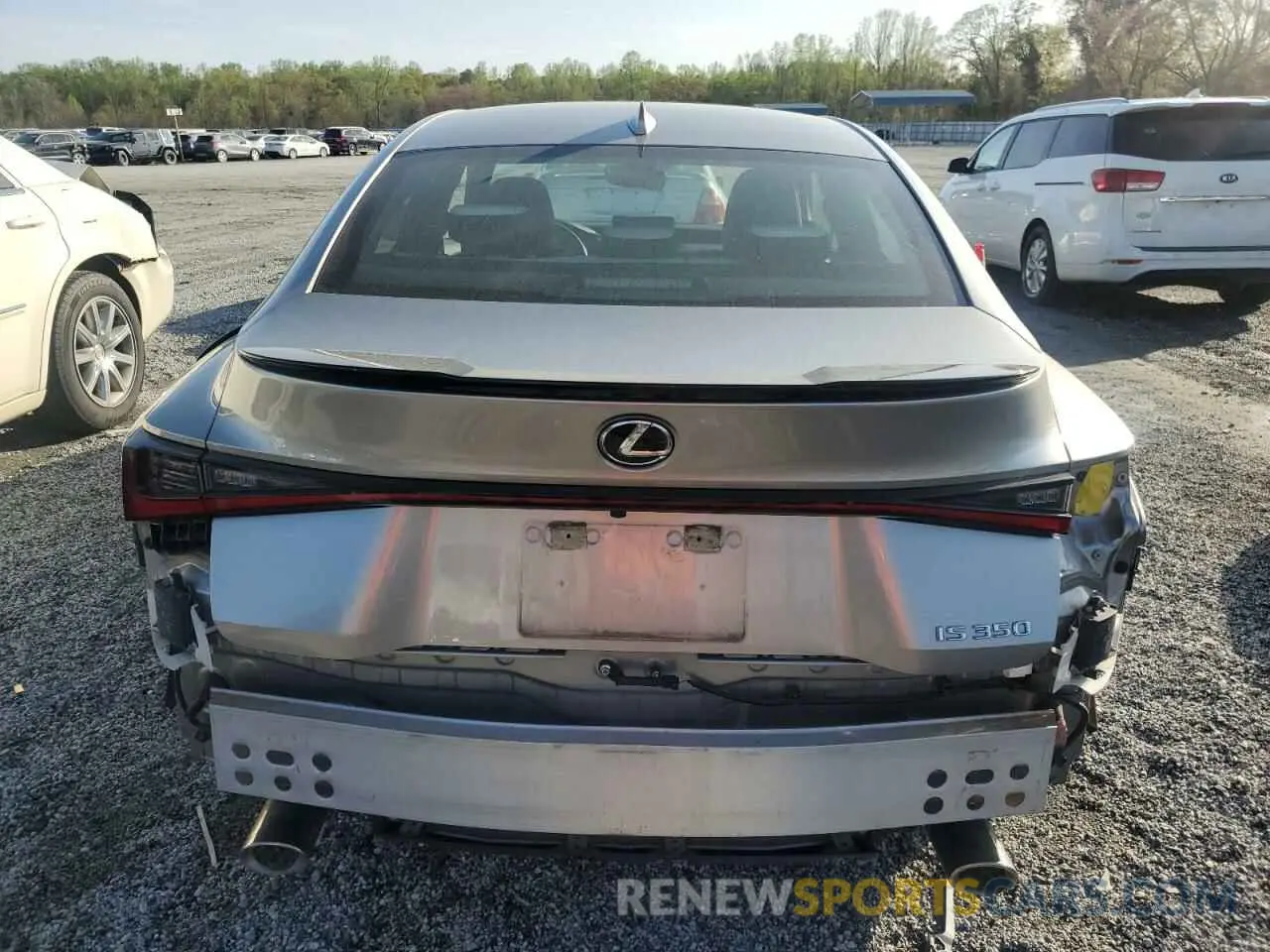 6 Photograph of a damaged car JTHGZ1B23N5051302 LEXUS IS 350 F S 2022