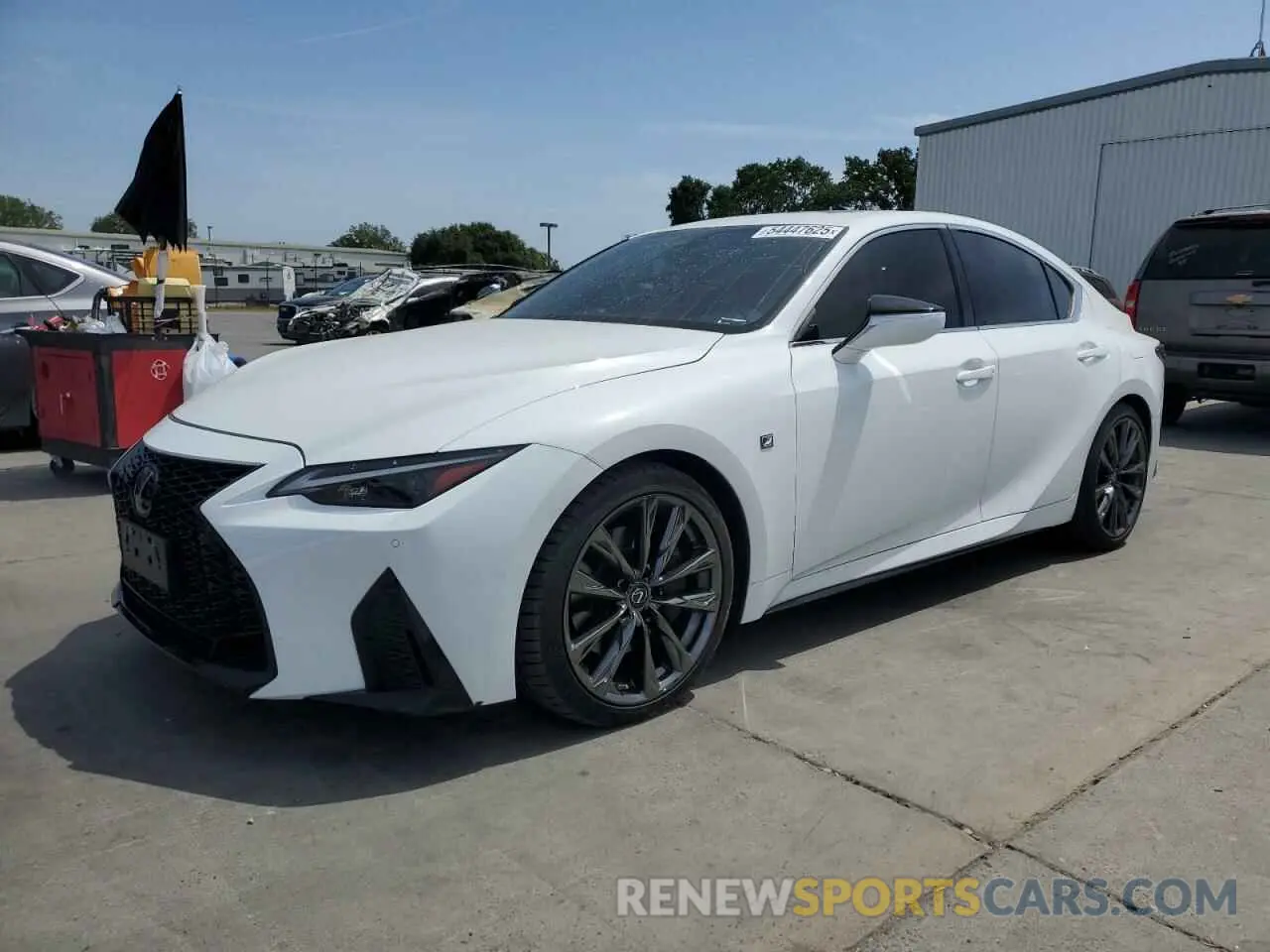 1 Photograph of a damaged car JTHGZ1B25N5051849 LEXUS IS 350 F S 2022