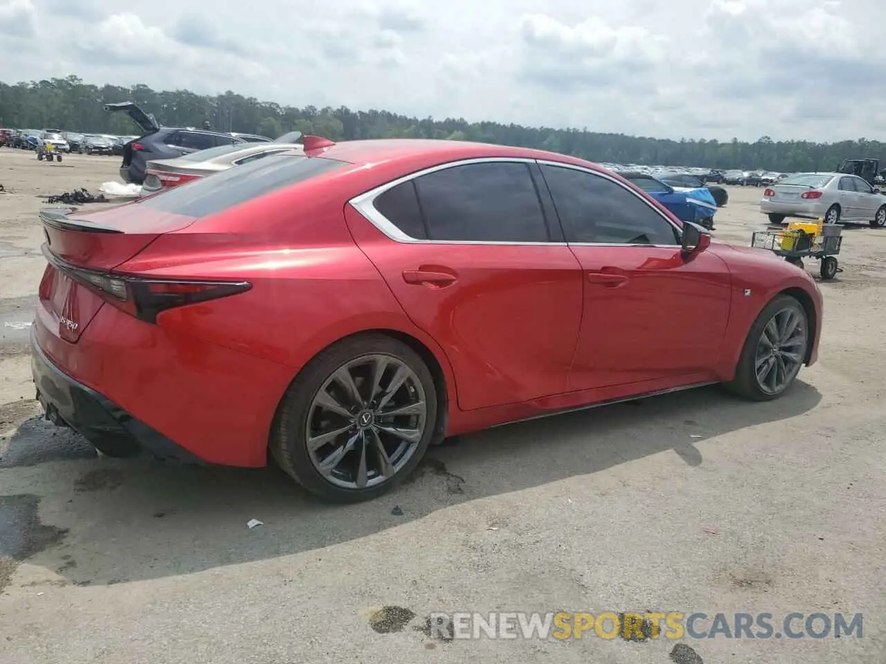 3 Photograph of a damaged car JTHGZ1B25N5056419 LEXUS IS 350 F S 2022