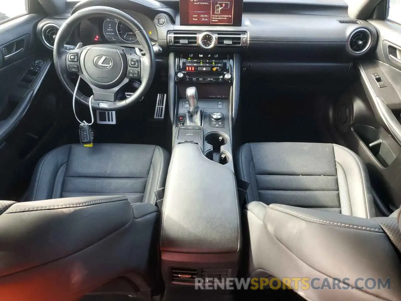 8 Фотография поврежденного автомобиля JTHGZ1B25N5058137 LEXUS IS 350 F S 2022
