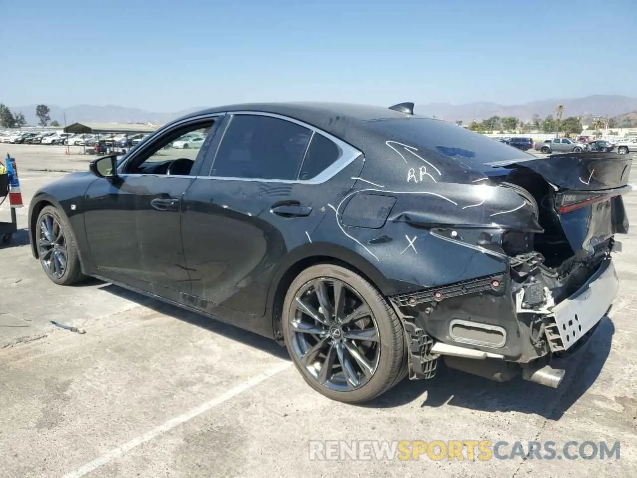 2 Photograph of a damaged car JTHGZ1B26N5051262 LEXUS IS 350 F S 2022