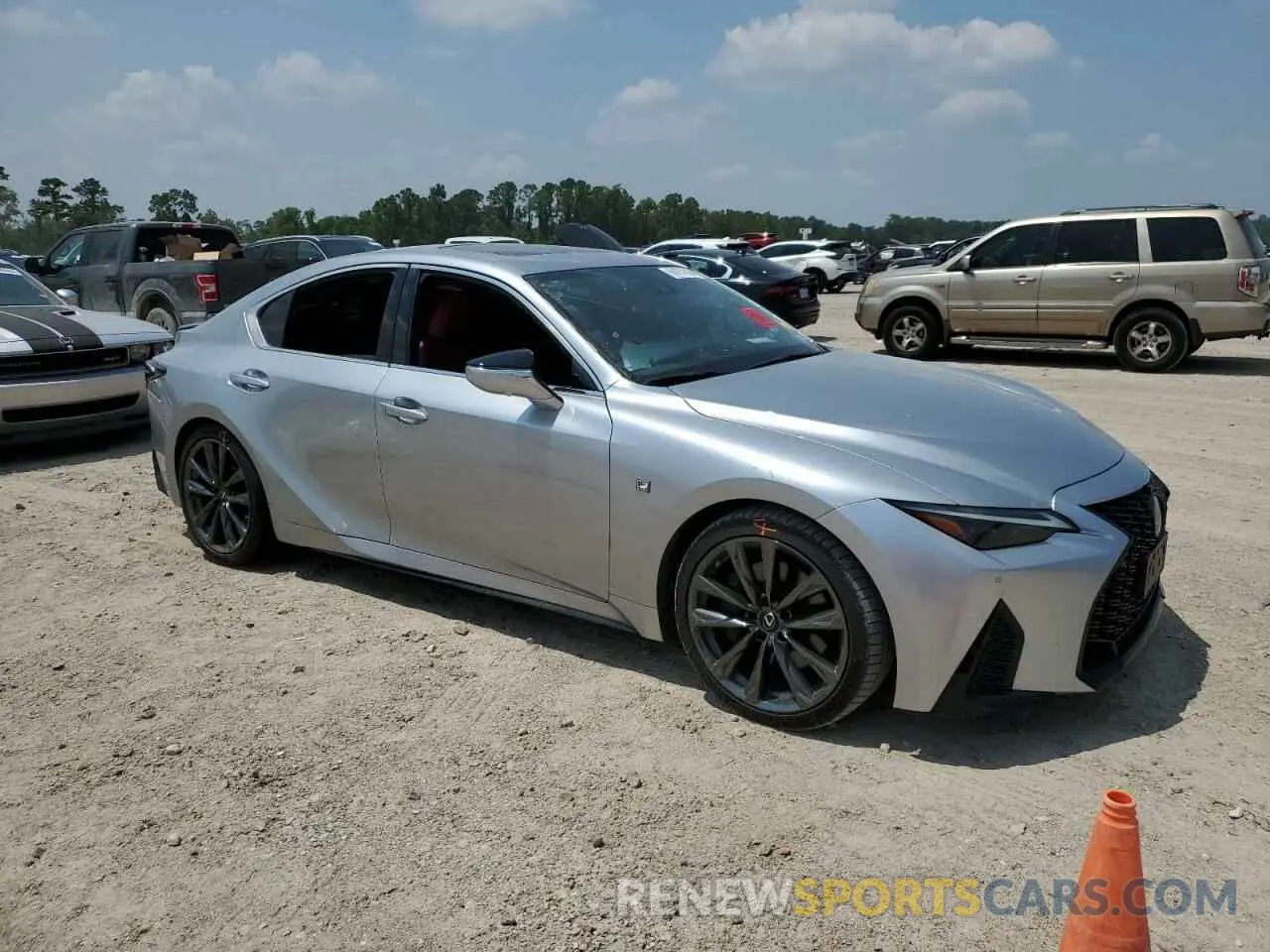 4 Фотография поврежденного автомобиля JTHGZ1B28N5054583 LEXUS IS 350 F S 2022