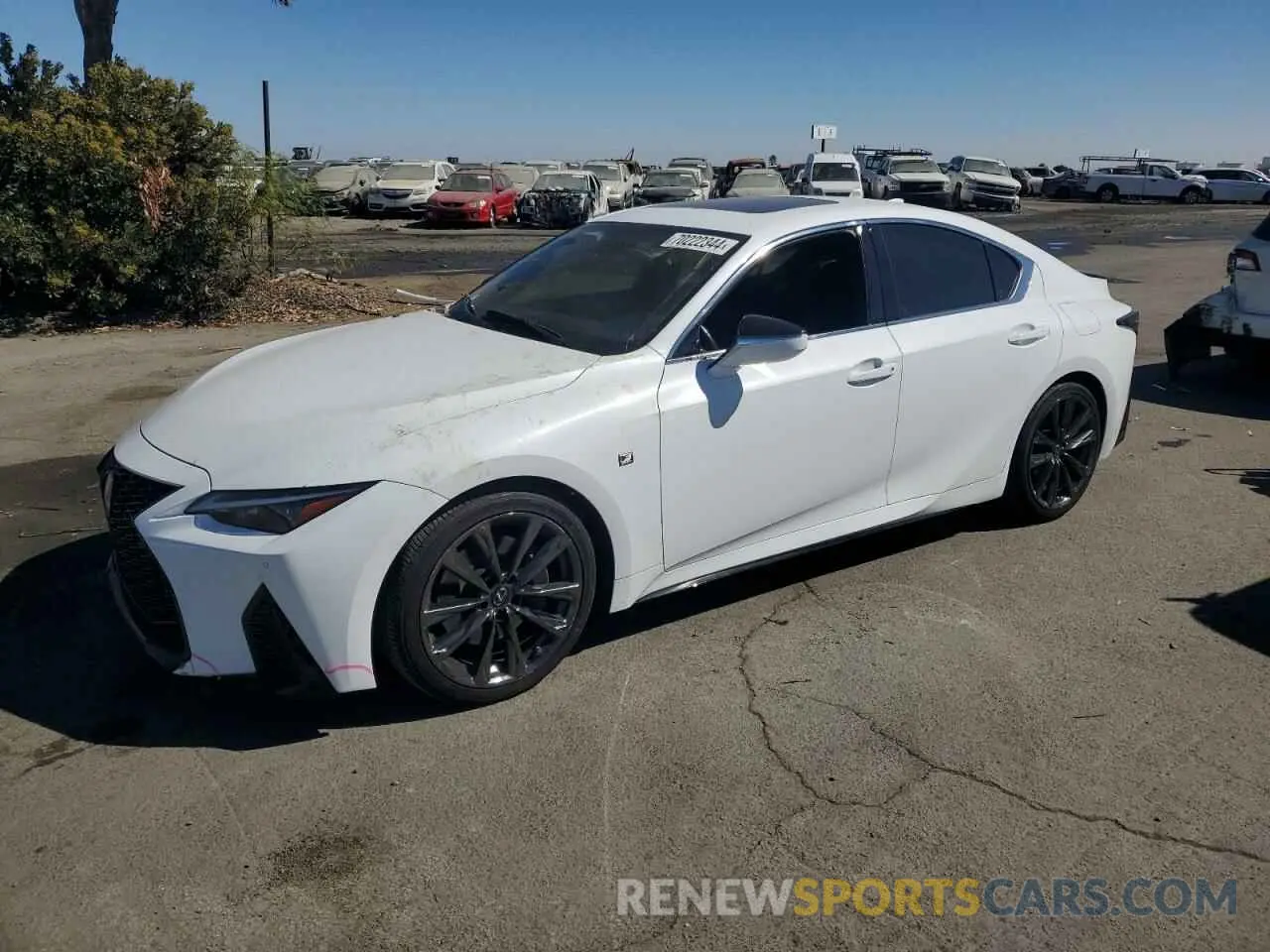 1 Photograph of a damaged car JTHGZ1B2XN5054990 LEXUS IS 350 F S 2022