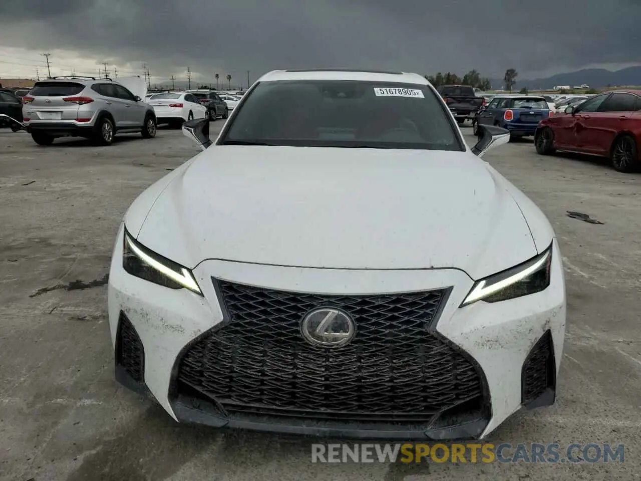 5 Фотография поврежденного автомобиля JTHGZ1E25N5023397 LEXUS IS 350 F S 2022
