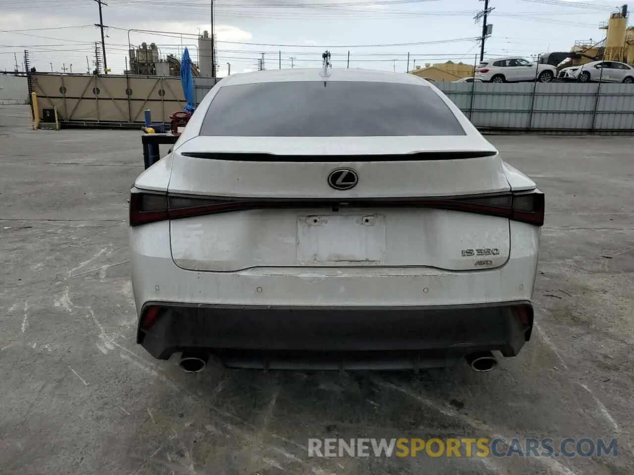 6 Фотография поврежденного автомобиля JTHGZ1E25N5023397 LEXUS IS 350 F S 2022