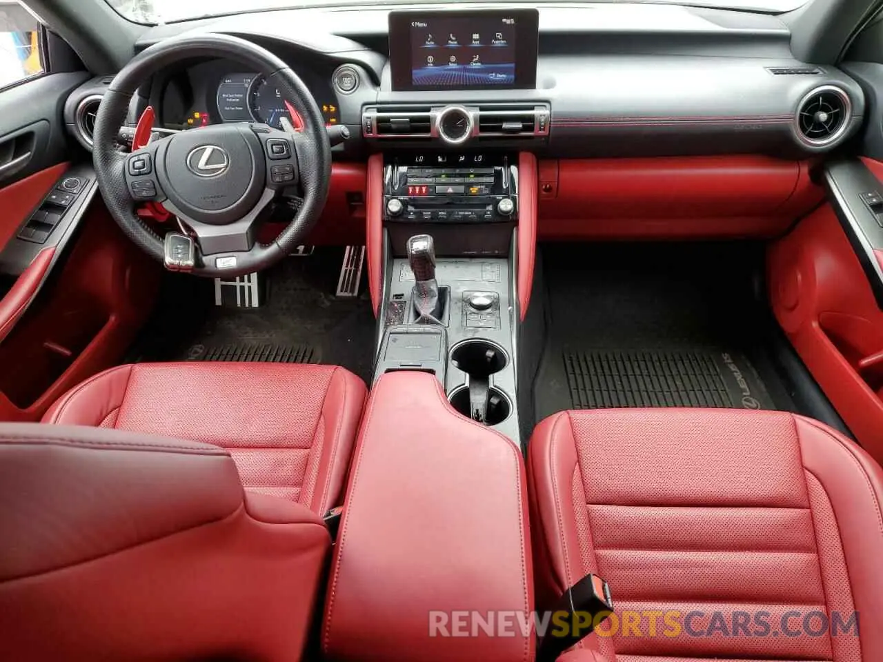 8 Фотография поврежденного автомобиля JTHGZ1E25N5023397 LEXUS IS 350 F S 2022