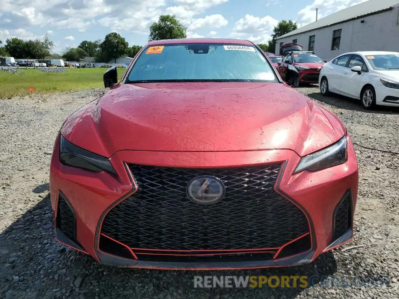 5 Photograph of a damaged car JTHGZ1E25N5026185 LEXUS IS 350 F S 2022