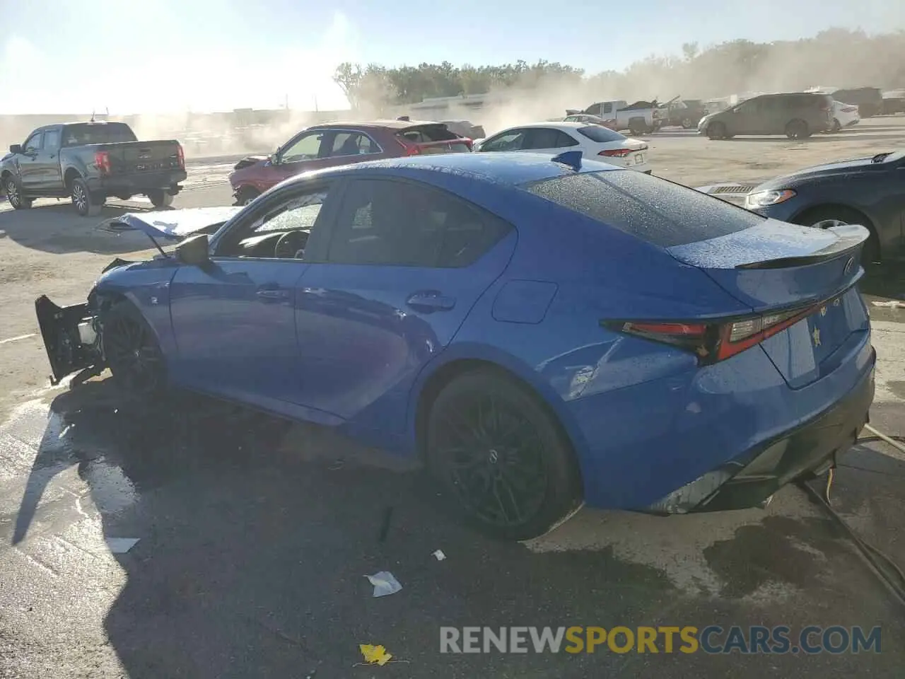 2 Фотография поврежденного автомобиля JTHSZ1B24N5052209 LEXUS IS 350 F S 2022