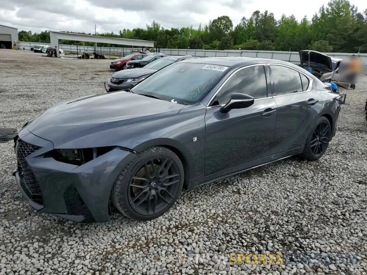 1 Фотография поврежденного автомобиля JTHSZ1B28N5052049 LEXUS IS 350 F S 2022