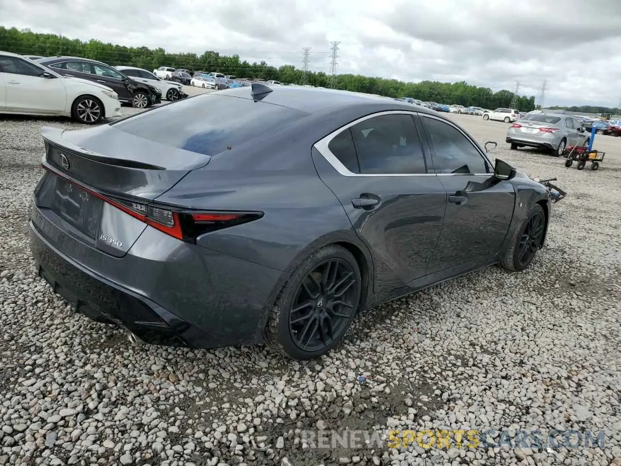 3 Фотография поврежденного автомобиля JTHSZ1B28N5052049 LEXUS IS 350 F S 2022