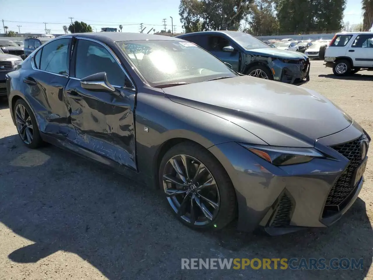 4 Фотография поврежденного автомобиля JTHGZ1B20P5062308 LEXUS IS 350 F S 2023