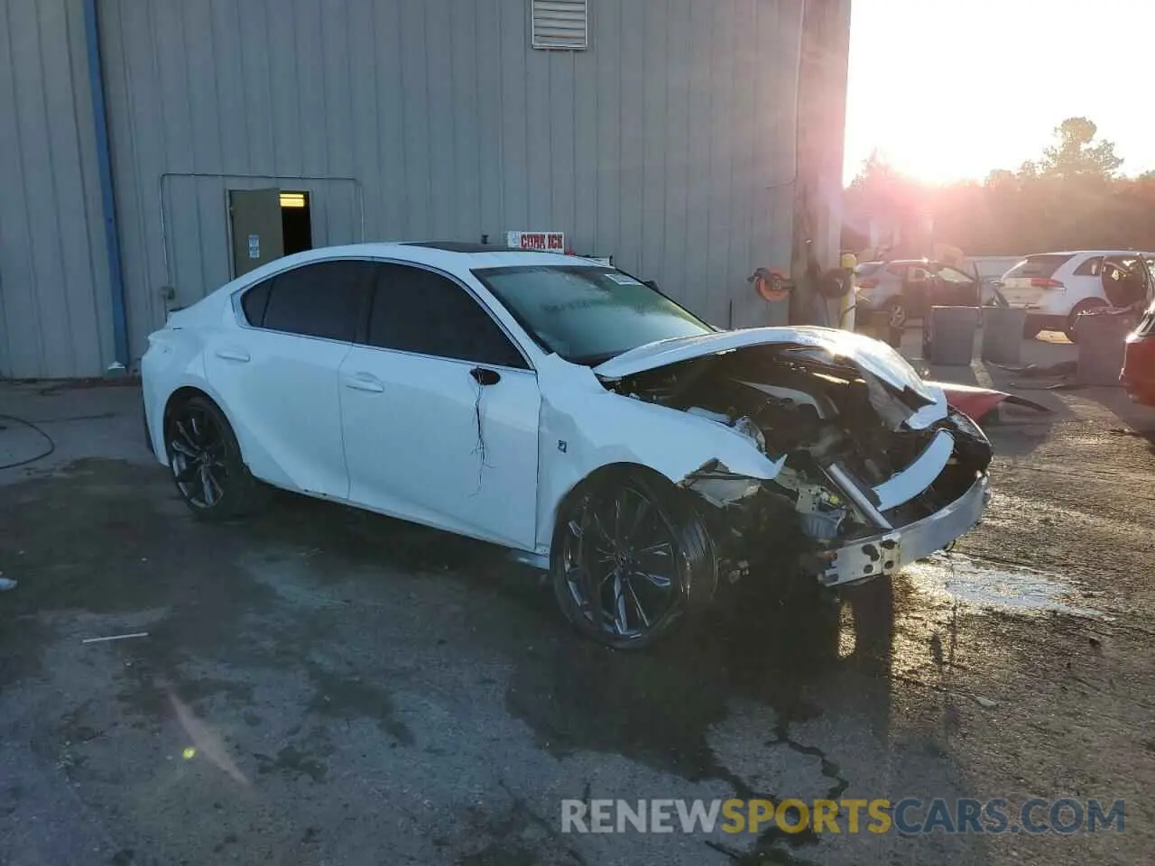 4 Фотография поврежденного автомобиля JTHGZ1B21P5069171 LEXUS IS 350 F S 2023