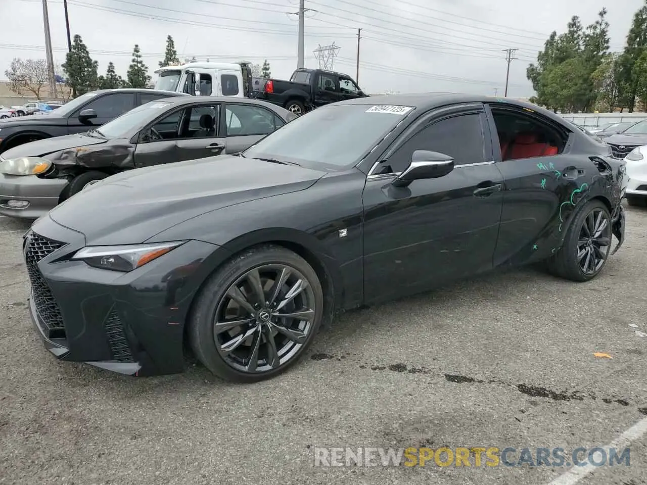 1 Photograph of a damaged car JTHGZ1B21P5069896 LEXUS IS 350 F S 2023