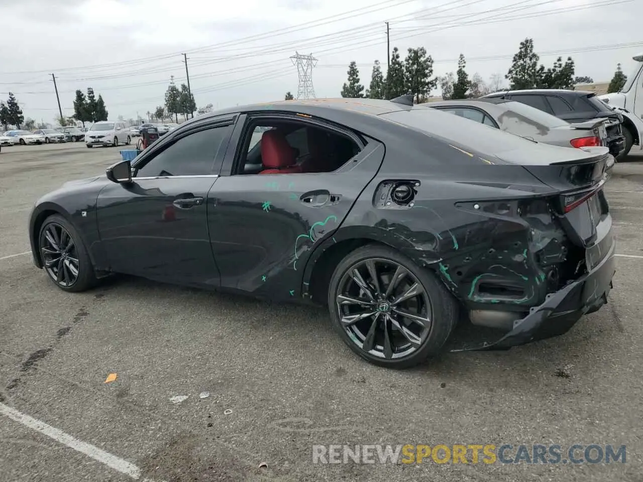 2 Photograph of a damaged car JTHGZ1B21P5069896 LEXUS IS 350 F S 2023