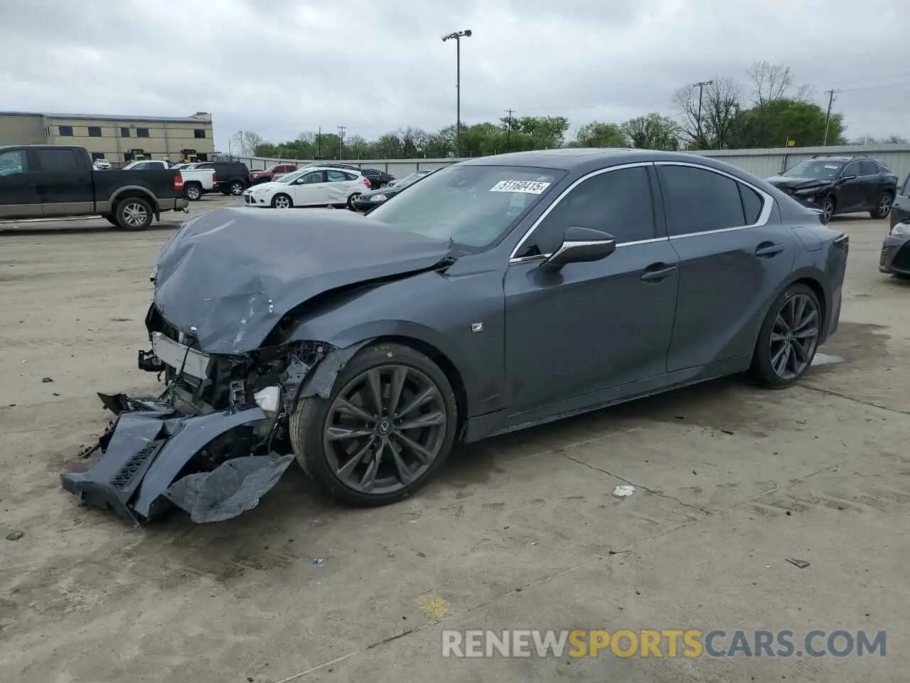 1 Photograph of a damaged car JTHGZ1B23P5068846 LEXUS IS 350 F S 2023