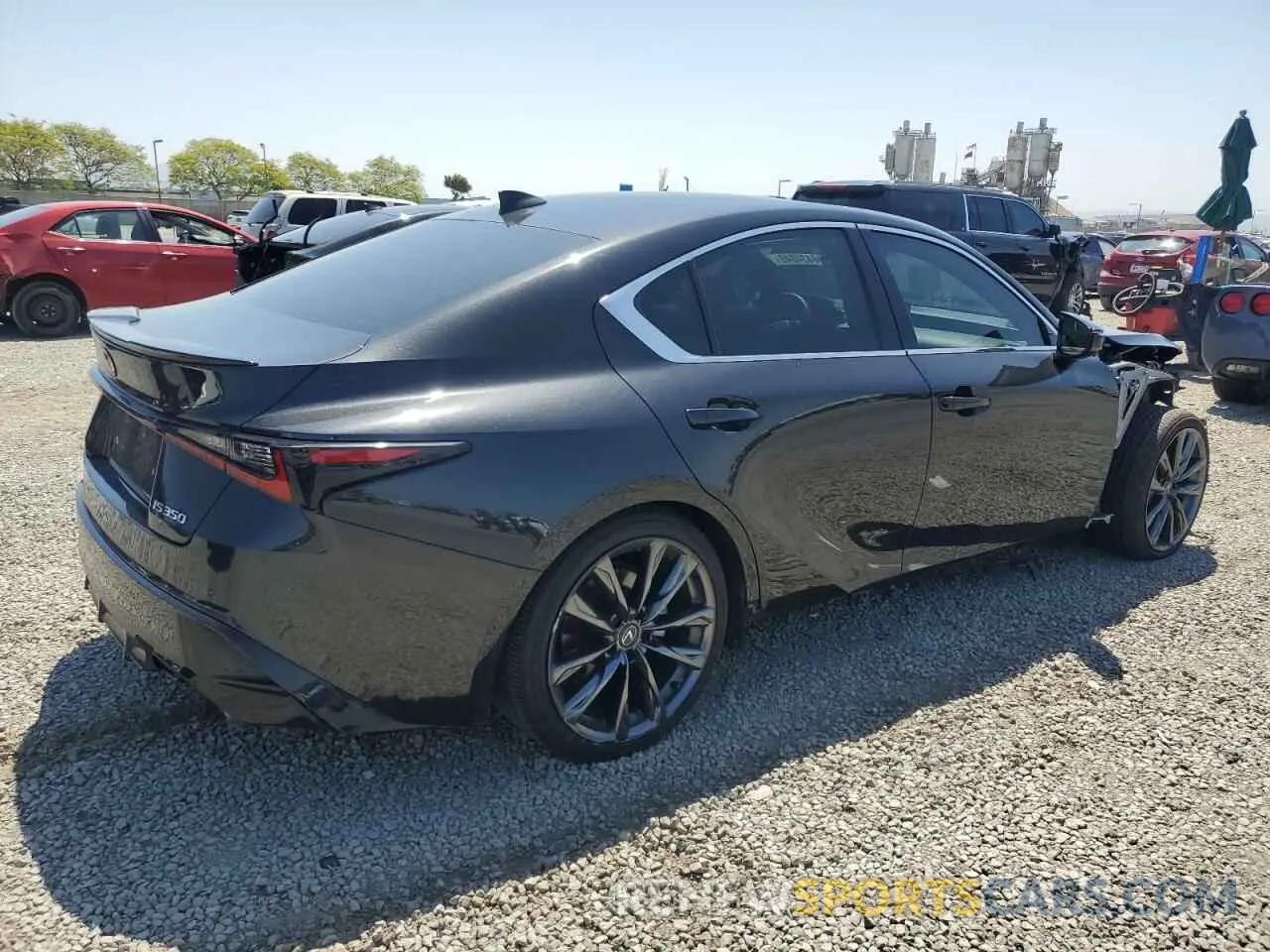 3 Фотография поврежденного автомобиля JTHGZ1B24P5064224 LEXUS IS 350 F S 2023