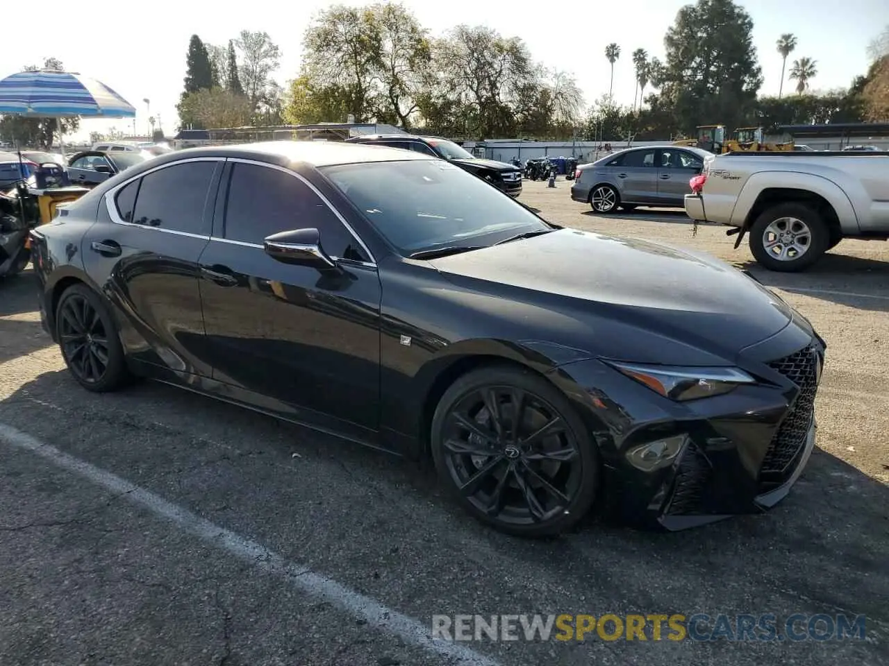 4 Фотография поврежденного автомобиля JTHGZ1B25P5069996 LEXUS IS 350 F S 2023