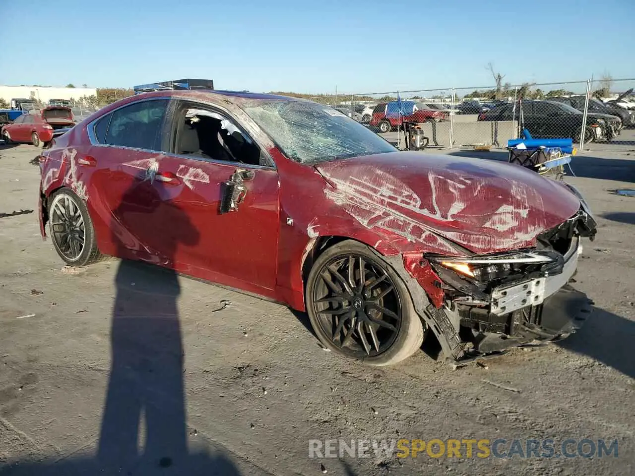 4 Photograph of a damaged car JTHGZ1B26P5071658 LEXUS IS 350 F S 2023