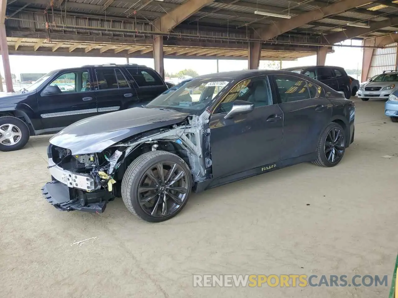 1 Фотография поврежденного автомобиля JTHGZ1B27P5069644 LEXUS IS 350 F S 2023