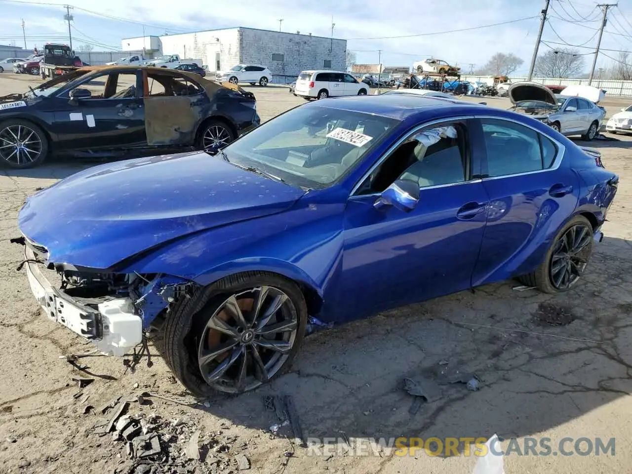 1 Photograph of a damaged car JTHGZ1E26P5031088 LEXUS IS 350 F S 2023